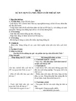 Giáo án Lịch sử 7 bài 16: Sự suy sụp của nhà Trần cuối thế kỉ XIV