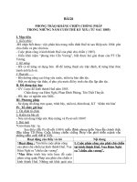 Giáo án Lịch sử 8 bài 26: Phong trào kháng chiến chống Pháp trong những năm cuối thế kỉ 19