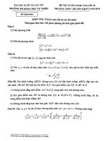 Đề Toán tuyển sinh vào lớp 10 năm 2019 trường THPT chuyên KHTN – Hà Nội