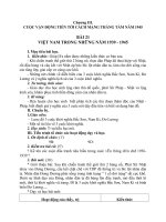 Giáo án Lịch sử 9 bài 21: Việt Nam trong những năm 1939  1945