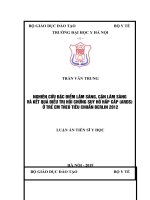 Nghiên cứu đặc điểm lâm sàng, cận lâm sàng và kết quả điều trị hội chứng suy hô hấp cấp (ARDS) ở trẻ em theo tiêu chuẩn berlin 2012 