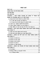 BÁO CÁO THỰC TẬP tại Công tyTNHH Xây dựng và Thương mại H &D Việt Nam
