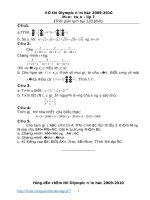 Olympic toán 7 năm 2009 2010 