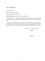 Nghiên cứu đề xuất giải pháp tiêu thoát nước mưa cho khu đô thị thương mại và du lịch văn giang (ecopark), hưng yên có xét đến biến đổi khí hậu 