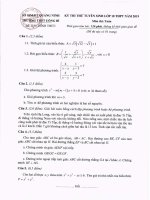 Đề thi thử tuyển sinh lớp 10 môn toán năm 2019 trường THPT uông bí – quảng ninh 