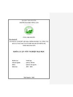 Xây dựng cơ sở dữ liệu địa chính số phục vụ công tác quản lý đất đai tại xã khe mo, huyện đồng hỷ, tỉnh thái nguyên 