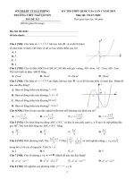 Đề thi thử THPT QG 2019 - Môn Toán -THPT Ngô Quyền - Hải Phòng - Lần 1 - 2019