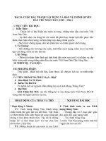 Giáo án Lịch sử 9 bài 24: Cuộc đấu tranh bảo vệ và xây dựng chính quyền dân chủ nhân dân (1945  1946)