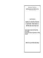 Nghiên cứu ảnh hưởng tính chất của bitum đến mô đun động của bê tông nhựa chặt ở việt nam tt 