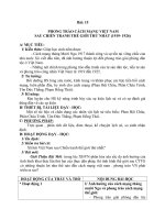 Giáo án Lịch sử 9 bài 15: Phong trào cách mạng Việt Nam sau Chiến tranh thế giới thứ nhất (1919  1925)