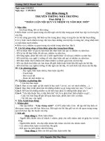 Giáo án hoạt động ngoài giờ lên lớp lớp 6 có KNS 