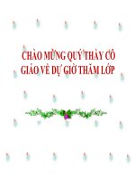 Slide thi giáo viên dạy giỏi bài phép công phân thức đại số 