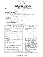 Giáo án hình học 7 trọng bộ