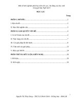 Một số kinh nghiệm phát huy tính tích cực, chủ động của học sinh 