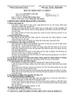 BAN TU NHAN XET CA NHAN 