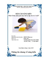 005. MỘT SỐ BIỆN PHÁP GIÁO DỤC TÍNH TỰ LẬP CHO TRẺ 3 TUỔI