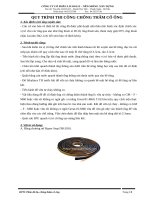 biện pháp thi công chống thấm cổ ống âm sàn bê tông