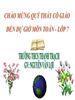 Slide thi giáo viên dạy giỏi bài trường hợp bằng nhau thứ nhất của tam giác cạnh   cạnh   cạnh 