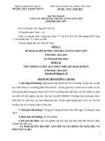 Bài thu hoạch bồi dưỡng thường xuyên giáo viên 