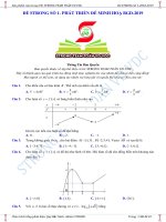 STRONG TEAM TOÁN VD VDC  phát triển từ đề minh họa BGD 2019