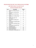 Đề thi thử THPT QG môn toán THPT chuyên đh vinh   tỉnh nghệ an   lần 3   năm 2019   có lời giải chi tiết 