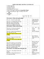 Phiếu đánh giá chuẩn phó hiệu trưởng mới nhất