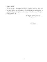 Nghiên cứu hoàn thiện công tác quản lý dự án đầu tư xây dựng cung cấp nước sạch tại bắc kạn 