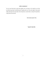 Đánh giá hiệu quả đầu tư các công trình thủy lợi trên địa bàn tỉnh hà nam giai đoạn 2010 2015 