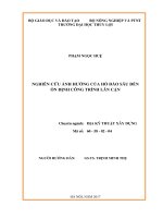 Nghiên cứu ảnh hưởng của hố đào sâu đến ổn định công trình lân cận 