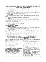 Giáo án Lịch sử 9 bài 33: Việt Nam trên đường đổi mới đi lên chủ nghĩa xã hội (từ năm 1986 đến năm 2000)