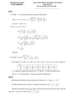 Đáp án thi vào 10 môn Toán Hà Nội 2019