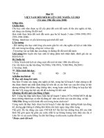 Giáo án Lịch sử 9 bài 33: Việt Nam trên đường đổi mới đi lên chủ nghĩa xã hội (từ năm 1986 đến năm 2000)