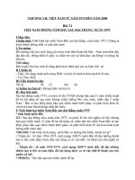 Giáo án Lịch sử 9 bài 31: Việt Nam trong năm đầu sau đại thắng Xuân 1975