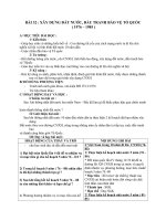 Giáo án Lịch sử 9 bài 32: Xây dựng đất nước, đấu tranh bảo vệ Tổ quốc (1976  1985)