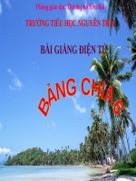 Bài giảng Toán 3 chương 2 bài 4: Bảng chia 6
