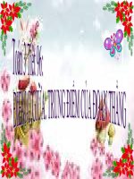 Bài giảng Toán 3 chương 3 bài 3: Điểm ở giữa. Trung điểm của đoạn thẳng