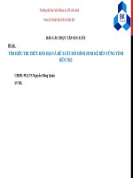 Tìm hiểu tri thức bản địa và đề xuất mô hình sinh kế bền vững tỉnh bến tre