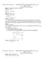 Đề thi khảo sát toán lớp 6 