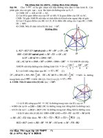 Bài tập hình học ôn thi vào lớp 10 