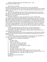 CHƯƠNG TRÌNH KHAI GIẢNG năm học 2013 