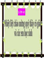 Bài giảng Toán 4 chương 2 bài 1: Phép trừ