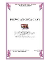 Bìa phương án chữa cháy 