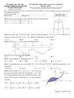 đề thi thử THPTQG 2019 môn toán lần 2 trường THPT thị xã quảng trị