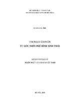 Thơ mai văn phấn từ góc nhìn phê bình sinh thái 