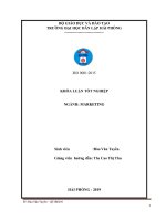 Chiến lược ứng dụng marketing mix nhằm mở rộng thị trường tiêu thụ sản phẩm công ty cổ phần thương mại gia trang 