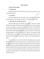 Sử dụng một số kĩ thuật dạy học tích cực trong dạy địa lí 11, nhằm tạo hứng thú học tập cho học sinh tại trường THPT 