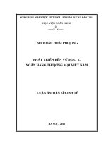 Phát triển bền vững hệ thống ngân hàng thương mại việt nam