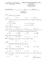 toanmath com   đề khảo sát toán 12 năm 2018 – 2019 trường m v lômônôxốp – hà nội lần 5 