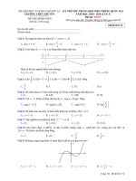 toanmath com   đề thi thử THPT quốc gia 2019 môn toán trường THPT chuyên sơn la lần 3 