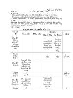Đề kiểm tra vật lí 8 học kì 1 a 